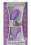 Closet Collection The Lady J`adore Silicone 360 Reversible Tulip Massager Waterproof Purple 7.5 In