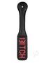 Ouch! Leather Paddle Bitch - Black