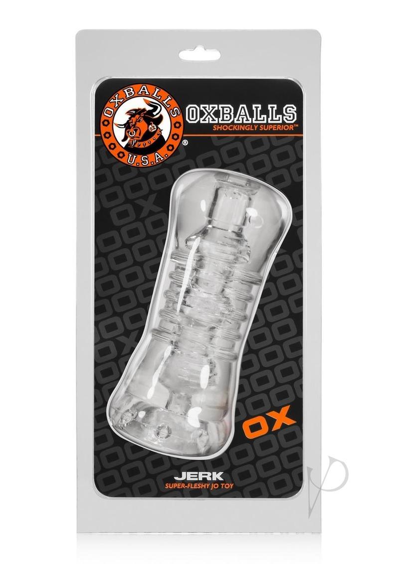 Oxballs Atomic Jock Jerk Masturbator - Clear